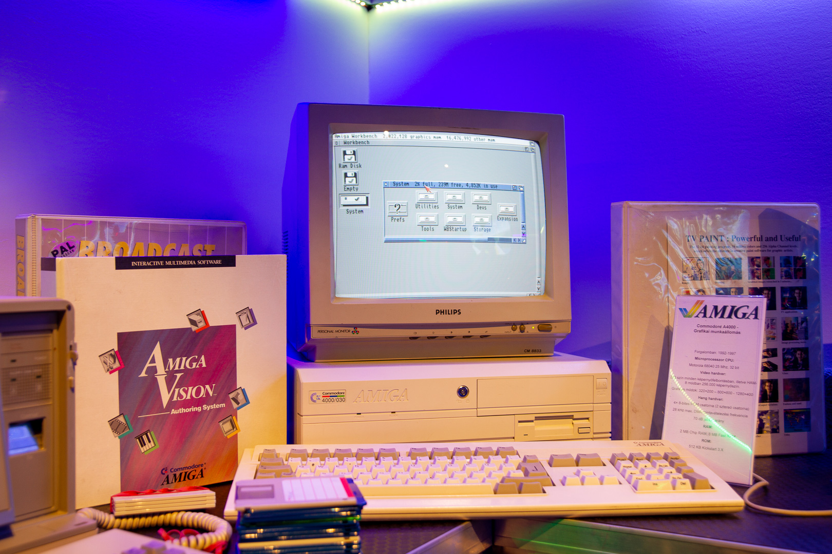 Amiga 4000 komplett számítógép